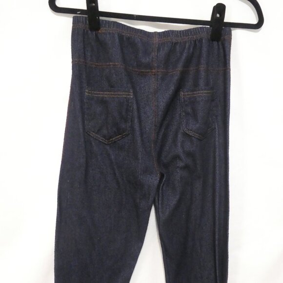 Source Unknown | xl - xxl 16-18 | Lightweight Blue Denim Leggings - Picture 13 of 16